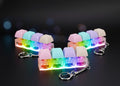 TAPPYZ™ Glow ASMR Keyboard Keychain - 3 Pack BEST VALUE